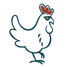 Illustration of a chicken